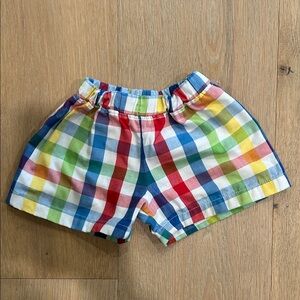 Beaufort Bonnet Kids Rainbow Plaid Shorts - Multicolor